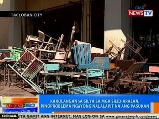 NTG: Kakulangan sa silya sa mga classroom, problema sa Tacloban ngayong magpapasukan
