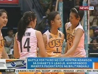 NTG: Battle for 3rd ng UST vs. Adamson sa Shakey's V-League, mapapanood mamaya