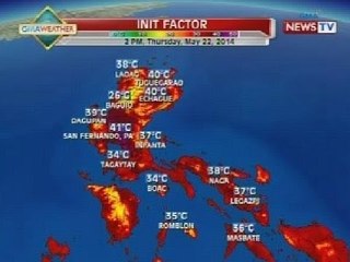 NTG: Mainit na panahon, asahan pa rin sa malaking bahagi ng bansa ngayong araw