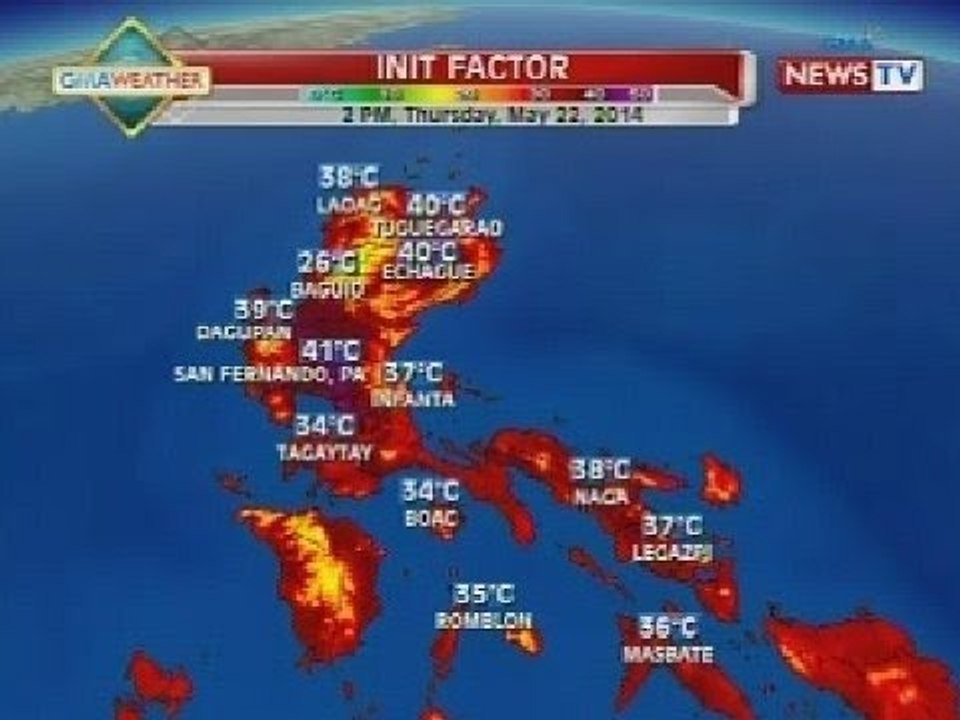 NTG: Mainit na panahon, asahan pa rin sa malaking bahagi ng bansa ngayong araw