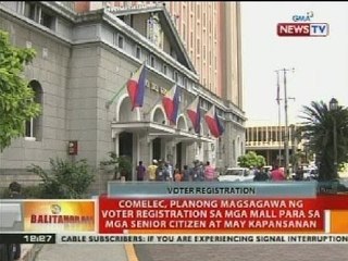Comelec, planong magsagawa ng voter registration sa mga mall