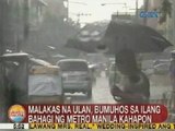 UB: Malakas na ulan, bumuhos sa ilang bahagi ng Metro Manila kahapon