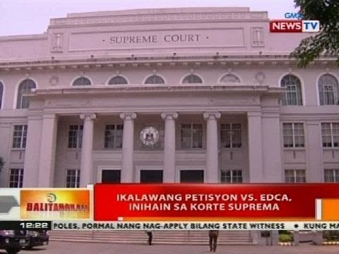 BT: Ikalawang petisyon vs EDCA, inihain sa Korte Suprema