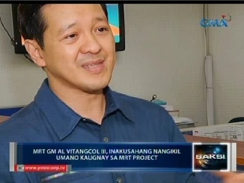 Saksi: MRT GM Al Vitangcol III, tinanggal sa pwesto ng DOTC