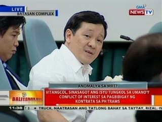 Umano'y pangingikil sa kumpanyang Inekon sa bidding para sa mga bagong MRT trains, dinidinig