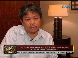 Download Video: Digital files ni Benhur Luy, kaduda-duda umano, ayon sa kampo ni Napoles