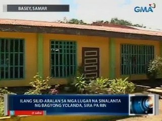 Saksi: Ilang silid-aralan sa mga lugar na sinalanta ng bagyong Yolanda, sira pa rin