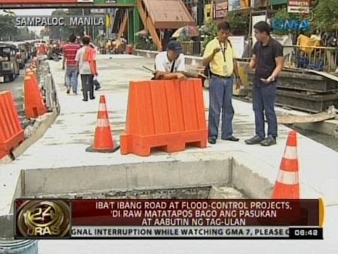 Iba't ibang road projects, 'di raw matatapos bago ang pasukan at aabutin ng tag-ulan