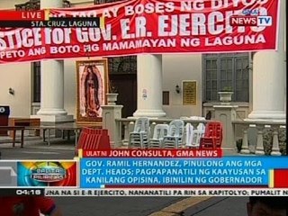 Download Video: Ilang taga-suporta ni Ejercito, desididong samahan siya hanggang 'di lumalabas ang desisyon ng SC