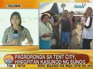 UB: Mga nakatira sa Tacloban tent city, natakot kasunod ng sunog na ikinamatay ng 7 tao