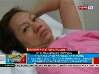 Kampo ni Napoles, hindi pa raw alam kung anong oras siya ililipat sa Fort Sto. Domingo