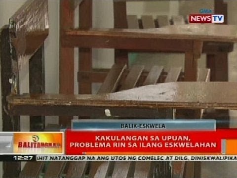 BT: Kakulangan sa upuan, problema rin sa ilang eskwelahan