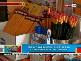 Murang school supplies, mabibili sa mga tiangge