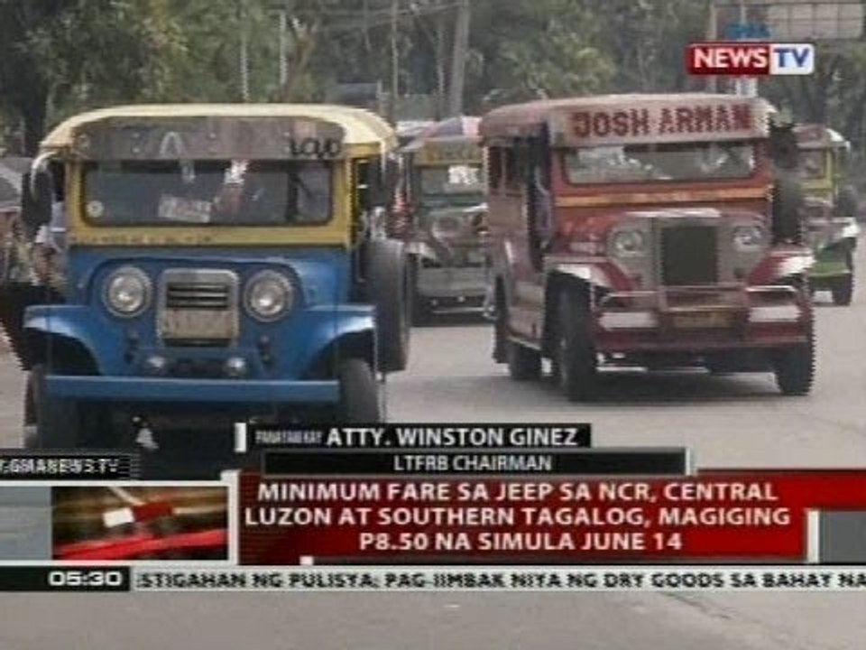 Dagdag-pasahe sa jeep, inaprubahan dahil sa pagtaas ng presyo ng petrolyo