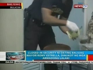Closed-in security ni dating Baliuag Mayor Romy Estrella, dinukot ng mga armadong lalaki
