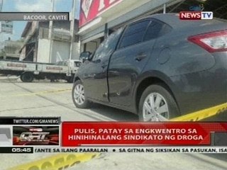 Pulis, patay sa engkwentro sa hinihinalang sindikato ng droga