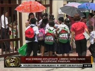 24 Oras: Mga sobrang estudyante, libreng hatid-sundo sa lilipatang paaralan