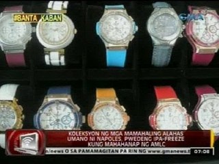 Koleksyon ng mga mamahaling alahas umano ni Napoles, pwedeng ipa-freeze kung mahahanap ng AMLC