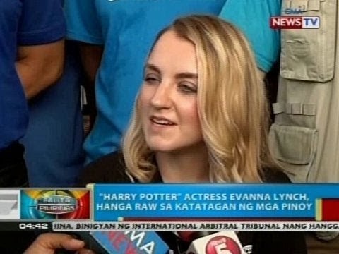 'Harry Potter' star Evanna Lynch, hanga raw sa katatagan ng mga Pinoy
