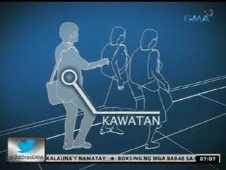 24 Oras: Para iwas-nakaw, mas mainam daw na isukbit sa harap ang backpack