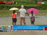 Ilog na tinatawiran ng ilang estudyante sa Iloilo, walang nakatayong tulay