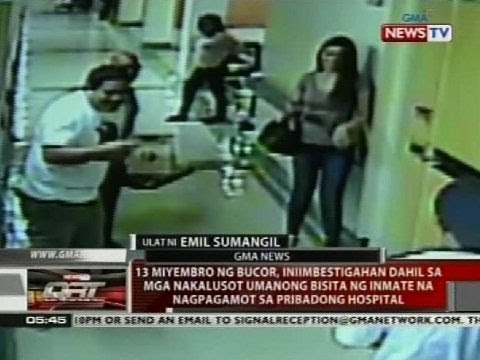 QRT: 13 miyembro ng Bucor, iniimbestigahan