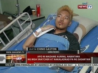Apo ni Madame Auring, nabiktima ng mga snatcher at nakalakad pa ng sasakyan