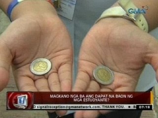 24 Oras: Baong pera ng mga mag-aaral, dapat idepende sa kakayanan ng mga magulang
