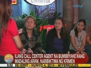 UB: Ilang call center agent na bumibiyahe nang madaling araw, nabibiktima ng krimen