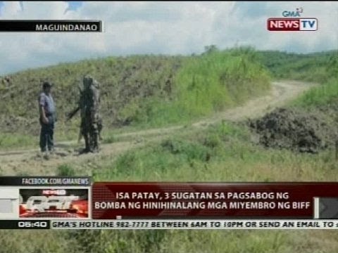 QRT: Isay patay, 3 sugatan sa pagsabog ng bomba ng hinihinalang mga miyembro ng BIFF