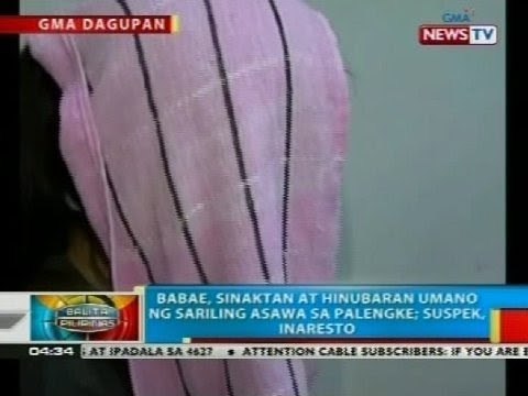 Babae sa Dagupan, sinaktan at hinubaran umano ng sariling asawa sa palengke