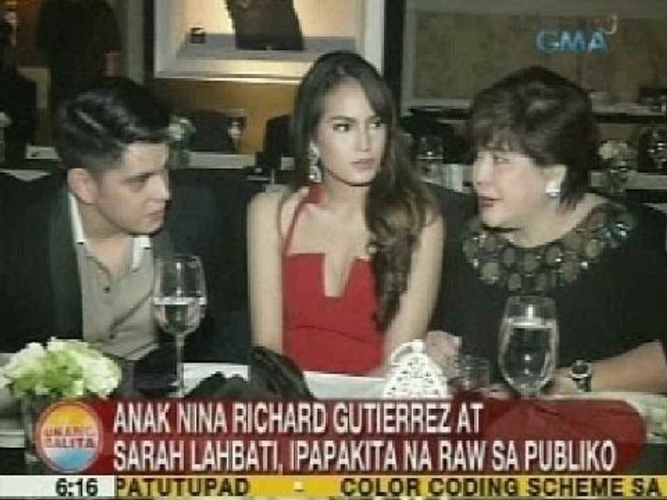 UB: Anak nina Richard Gutierrez at Sarah Lahbati, ipapakita na raw sa publiko