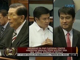 24Oras: Seguridad sa PNP Custodial Center, hinigpitan sakaling doon ikulong sina Sen. En