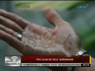 Pag-ulan ng yelo, naranasan sa Santiago, Isabela