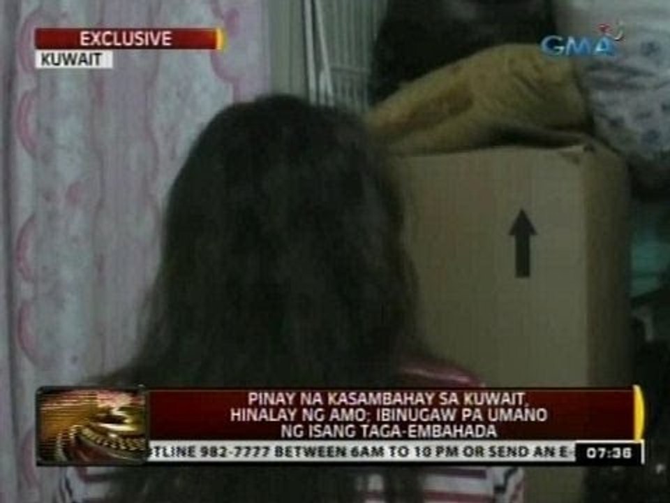 Pinay na kasambahay sa Kuwait, hinalay ng amo