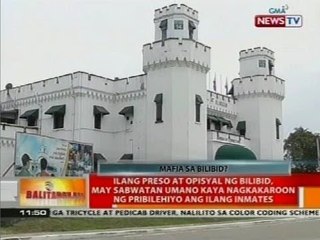 Ilang preso at opisyal ng bilibid, may sabwatan umano