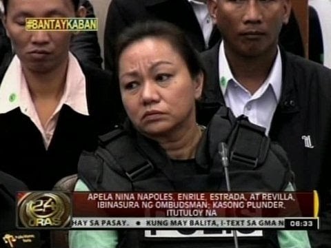 Apela nina Napoles, Enrile, Estrada, at Revilla, ibinasura ng Ombudsman; kasong plunder, itutuloy na