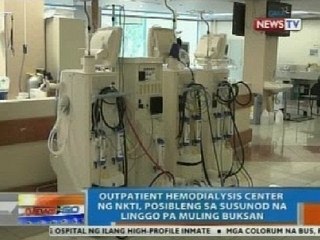 NTG: Hemodialysis center ng NKTI, posibleng sa susunod na linggo pa muling buksan