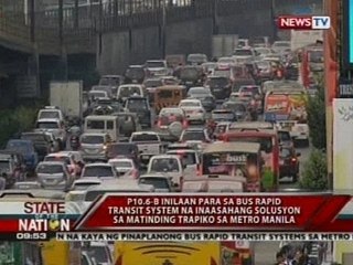P10.6-B inilaan para sa Bus Rapid Transit System na inaasahang solusyon sa trapiko
