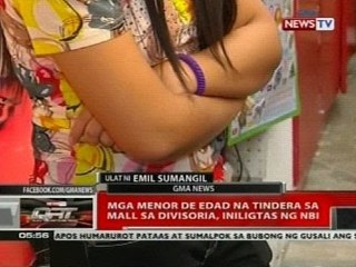 QRT: Mga menor de edad na tindera sa mall sa Divisoria, iniligtas ng NBI