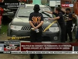 Mga pulis na sangkot sa pamamaril sa Atimonan noong Jan. 2013, binasahan na ng sakdal