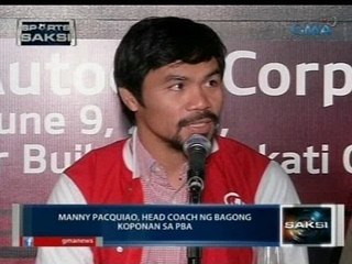 Saksi: Manny Pacquiao, head coach ng bagong koponan sa PBA
