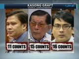 Saksi: Sen. Enrile, Estrada, Revilla at Napoles, kinasuhan ng Graft sa Sandiganbayan