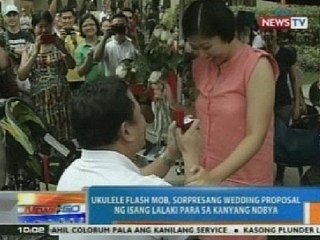 NTG: Ukulele flash mob, ginamit na rin sa wedding proposal