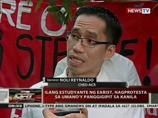 QRT: Panayam kay Noli Reynaldo tungkol sa mga estudyanteng nagprotesta