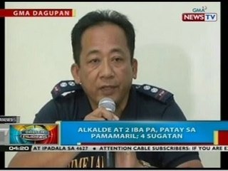 Suspek sa pamamaril sa alkalde ng Urbiztondo, Pangasinan at 2 iba pa, arestado