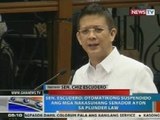 NTG: Escudero: Otomatikong suspendido ang mga senador na nakasuhan ng plunder