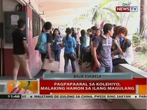 BT: Pagpapaaral ng kolehiyo, malaking hamon sa ilang magulang
