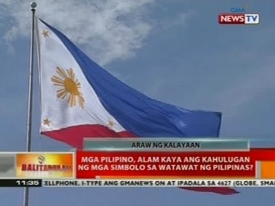 BT: Mga Pilipino, alam kaya ang kahulugan ng mga simbolo sa watawat ng Pilipinas?