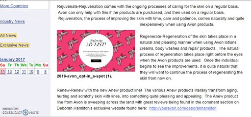 Avon-The Four Words of Comfort